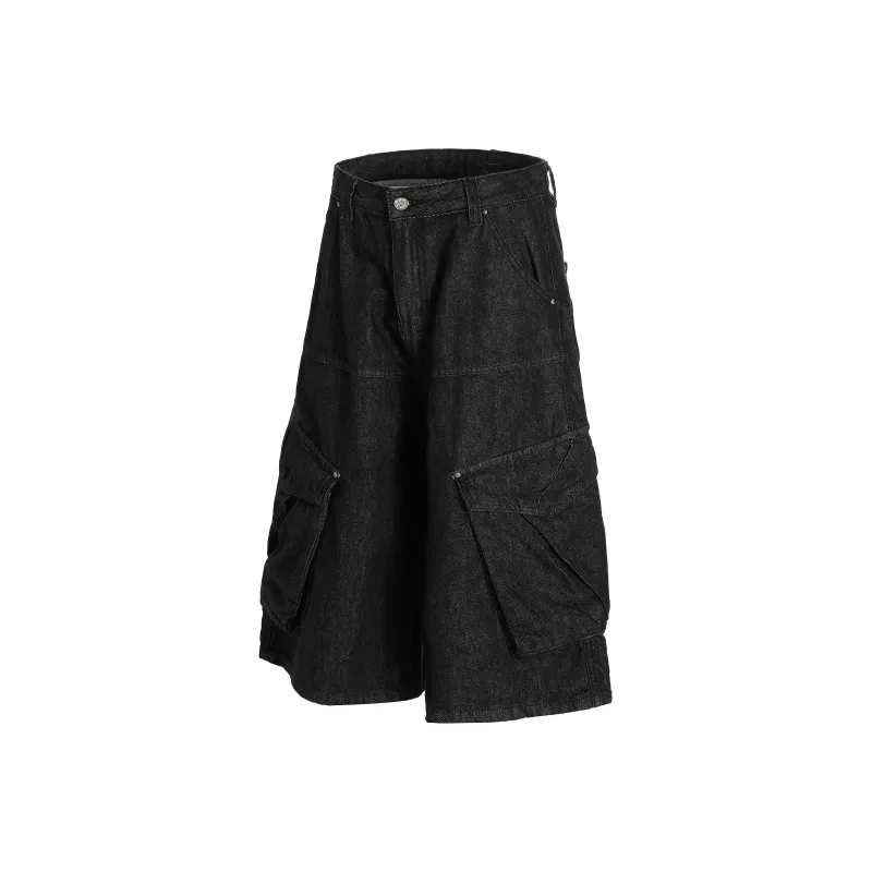 HEIYIXIANSHENG Cargo Shorts Unisex-1