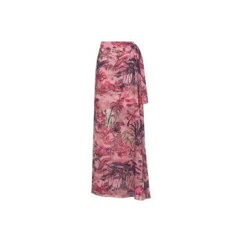 DIOR Casual Long Skirts Women's Red