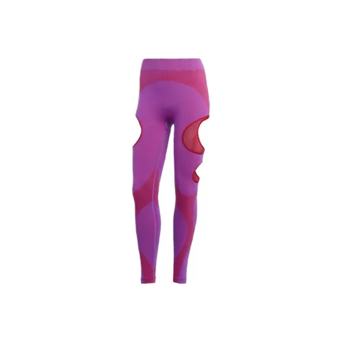 Adidas X RUI ZHOU Co branded Series Sports Pants Women's Bright Purple