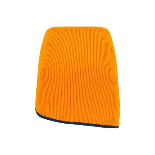 DIESEL Casual Short Skirts Women's Orange