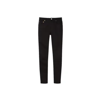 GUCCI Laser Design Straight Denim Pants