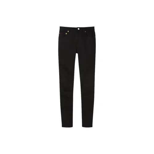 GUCCI Laser Design Straight Denim Pants