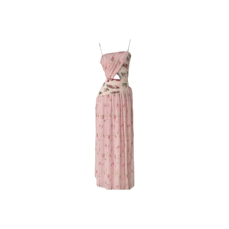 YGPRW Slip Dresses Women's Pink-0