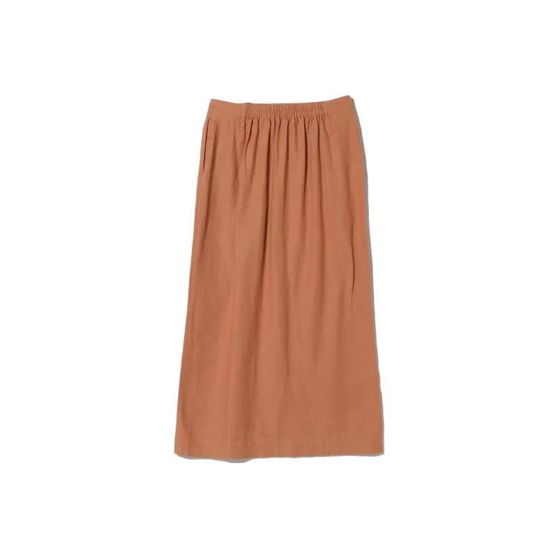 Beams Casual Long Skirts Women's Orange-0