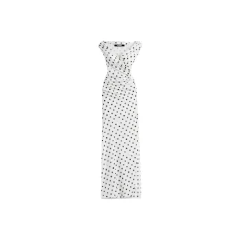 Jacquemus The Rita Polka Dot Printed Dress