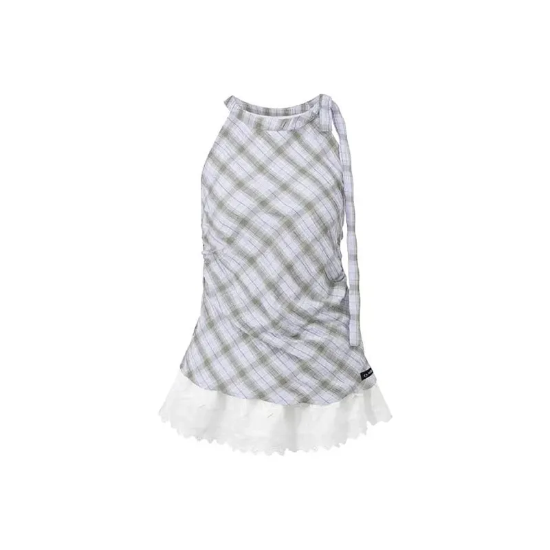 Incolore Sleeveless Dress Women's Plaid-0