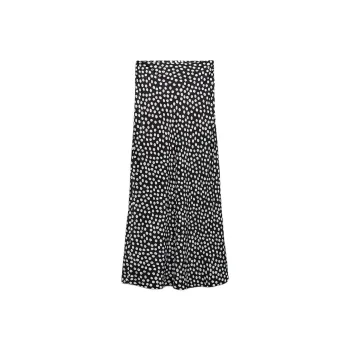 ZARA Casual Long Skirts Women's Nude/Black