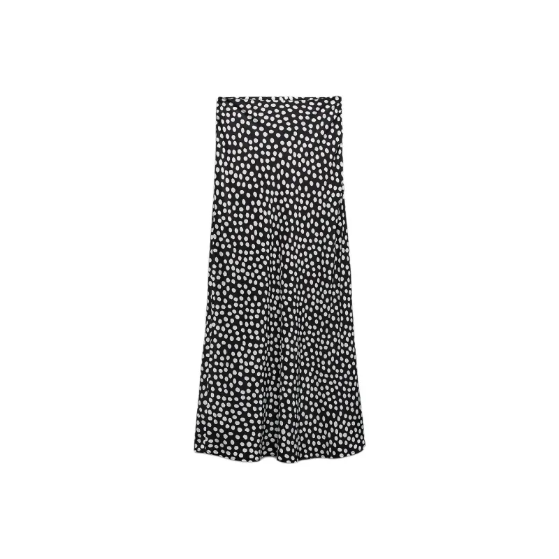 ZARA Casual Long Skirts Women's Nude/Black-0