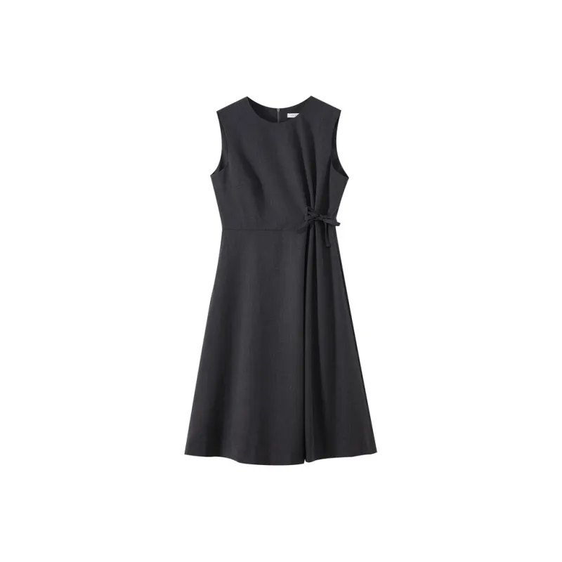 SHUIYUNJIAN Sleeveless Dress Women's Dark Gray-0