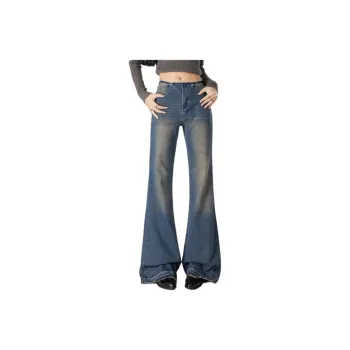 YINLEI Jeans Women's Vintage Blue