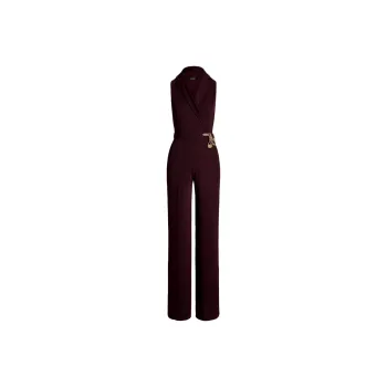 LAUREN RALPH LAUREN FW24 Jumpsuit Women's Pinot Noir