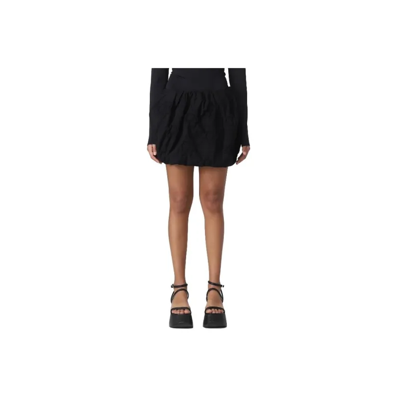 SportMax Floral Patterned Mini Balloon Skirt-0