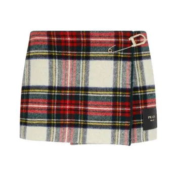 PRADA Casual Short Skirts Women's Multicolor