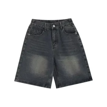 TONYBEAR Denim Shorts Men Blue