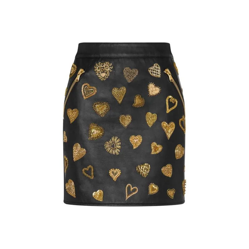 MOSCHINO Casual Short Skirts Women's Black-0