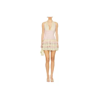 LOVESHACKFANCY Sleeveless Dress Women's Light Pink