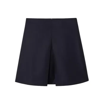 COS Casual Short Skirts Women's Navy Blue