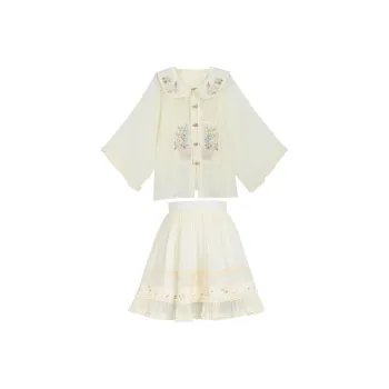 SNBL Two Piece Skirt Sets Women's
