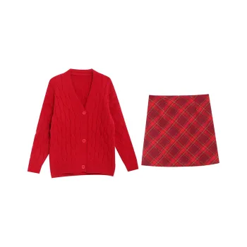 HAPG Two Piece Skirt Sets Women's