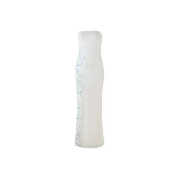 Tiger Mist ROMINA MESH DRESS Sleeveless Dress Women's White