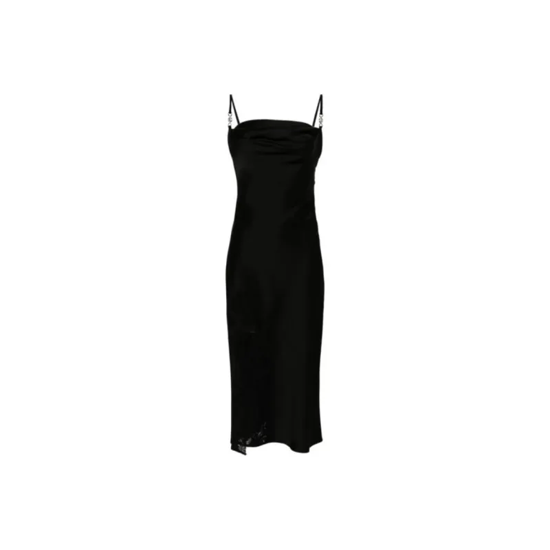 VERSACE Lace-Detailed Sleeveless Dress-0