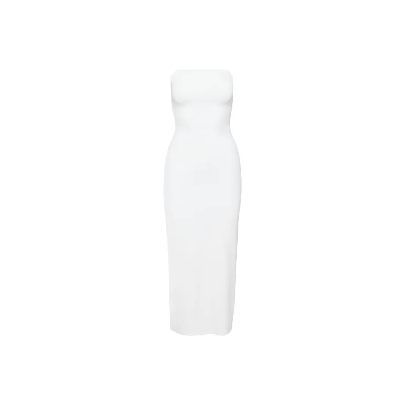 ARITZIA Contour Contour Maxi Tube Dress Sleeveless Dress Women's Bright White/Bright White-0