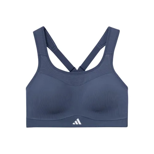 Adidas Tlrd Impact High-Support Bra Sports Underwear Women's Gray Blue