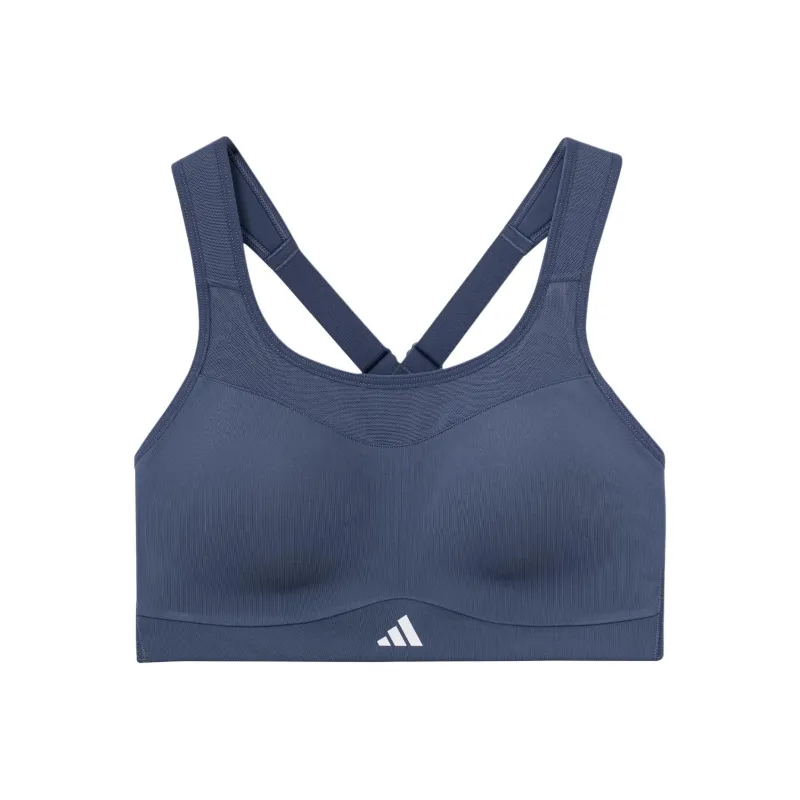 Adidas Tlrd Impact High Support Bra Sports Underwear Women's Gray Blue-0