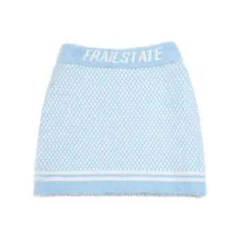 FRAIL STATE Casual Short Skirts Women's Light Blue