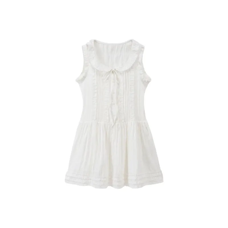 AURORA MUSE Sleeveless Dress Women's White-0