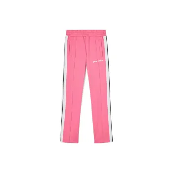 PALM ANGELS Women'ss Track Pants Fuchsia/White