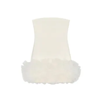 ZARA Sleeveless Dress Women's Light Yellow