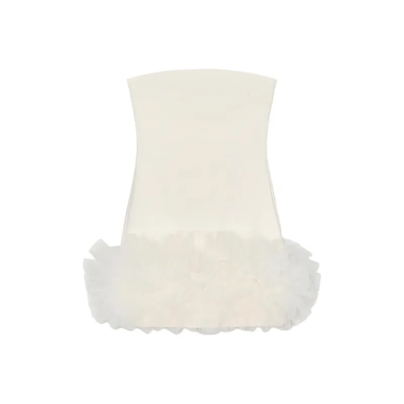 ZARA Sleeveless Dress Women's Light Yellow-0