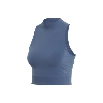Adidas Sleeveless Sports Shirts Women's Blue