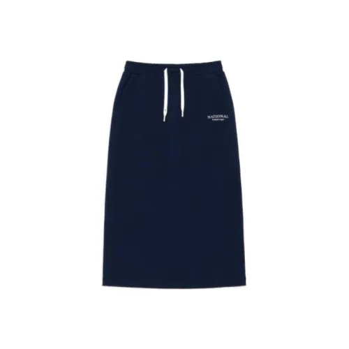 NFL Casual Long Skirts Women's Dark Blue