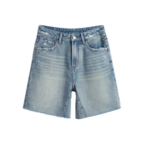 Ran and pure Denim Shorts Women's Light Blue