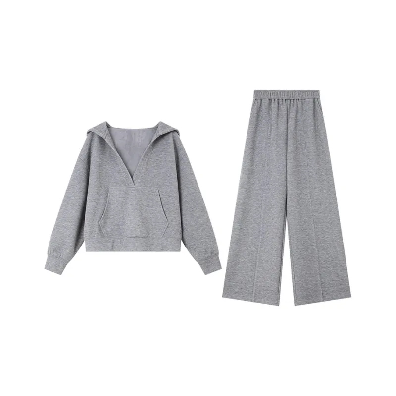 VIMLY Casual Suits Women's Gray-0