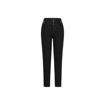 JZ. ANNAKRO Jeans Women's Plain Black