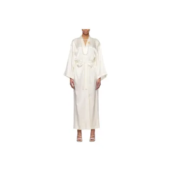 Blumarine Long Sleeved Dresses Women's Pearl White