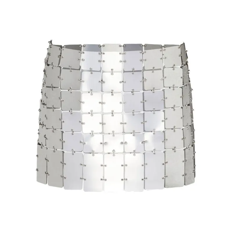 PRADA Casual Short Skirts Women's Silver-0