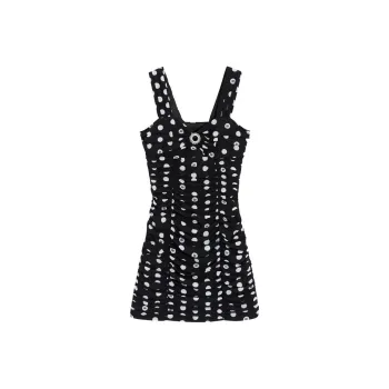 Bebe Slip Dresses Women's Black/White