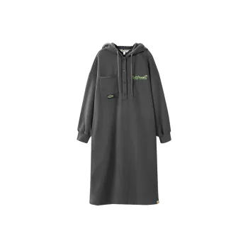 B.Duck Long Sleeved Dresses Women's Gray