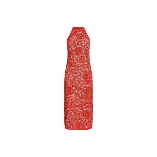 SCANLAN THEODORE Crochet Dress Sleeveless Dress Women's CORAL/Coral