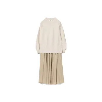 Beams HEART Skirt Set Women's Light Brown