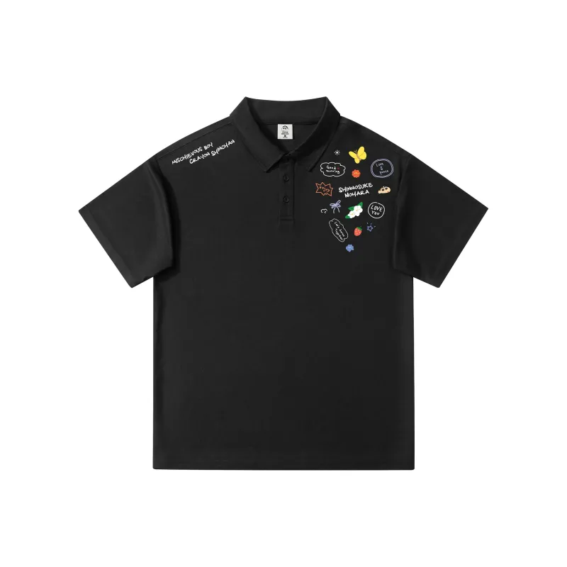 Crayon Shinchan Polo Shirt Unisex-4