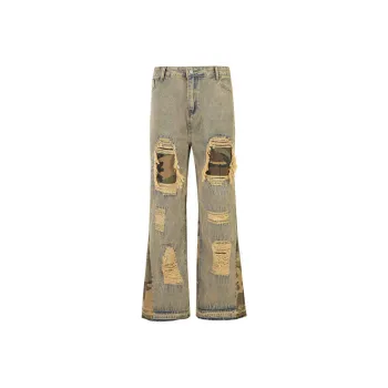 DanerWang Jeans Unisex Blue