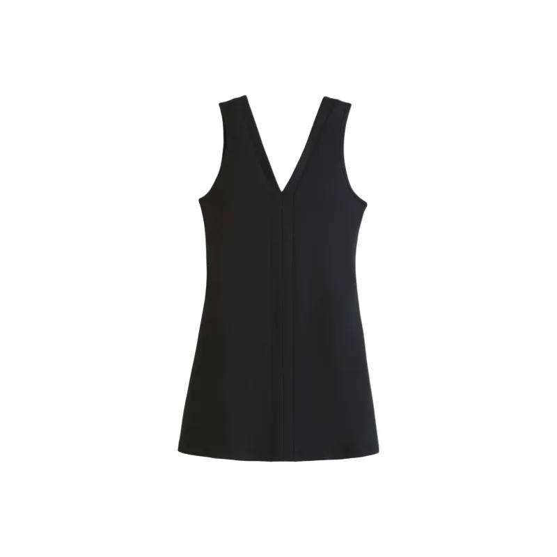 Abercrombie＆Fitch Sleeveless Dress Women's Black-0