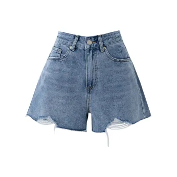SOON FLOWER Denim Shorts Women's Blue