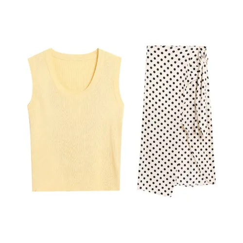 HAPG Two Piece Skirt Sets Women's