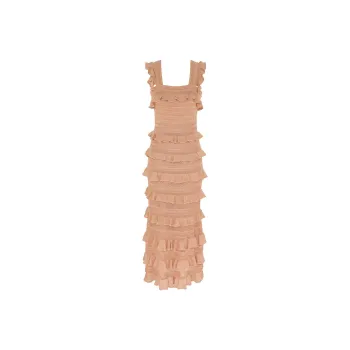 Zimmermann FW24 Slip Dress Women's Champagne